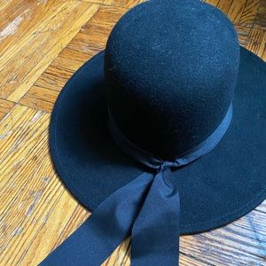 Bagtazo Balck Wool Madeline Hat